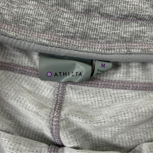 Athleta Heather Gray Cropped Joggers - Picture 4 of 5